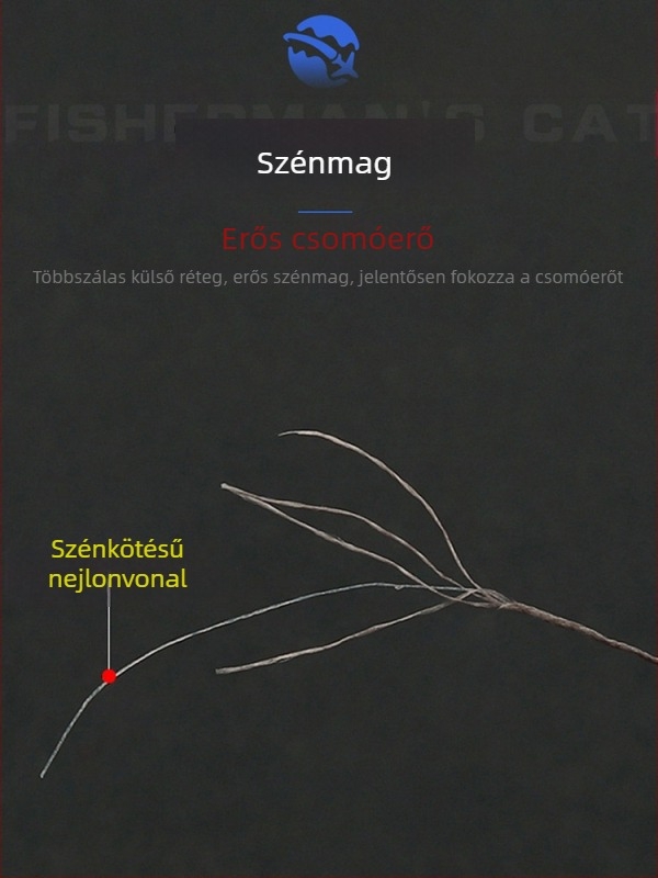 Fisherman cat PE főzsinór — horgász zsinór, anyag PE, erős húzóerő