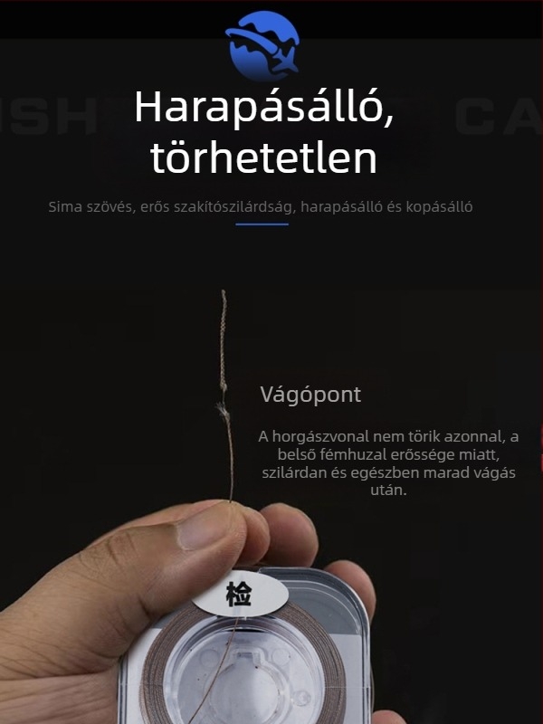 Fisherman cat PE főzsinór — horgász zsinór, anyag PE, erős húzóerő