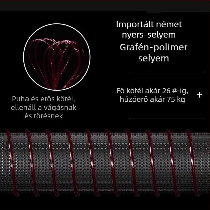 A60 Lágy nylon horgászvonal nagyhalak számára, fővonal nagy szakítószilárdsággal, előke