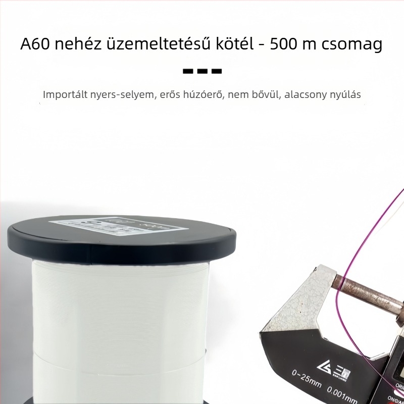 A60 Lágy nylon horgászvonal nagyhalak számára, fővonal nagy szakítószilárdsággal, előke