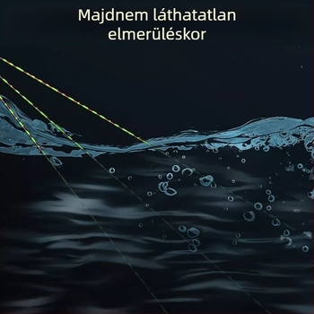 Fő horgász zsinór — nejlonból, pöttyös mintázat, puha tapintású, nagy vonóerő (Típus: fő zsinór; Anyag: nejlon; Mintázat: pöttyös; Tapintás: puha; Vonóerő: nagy)