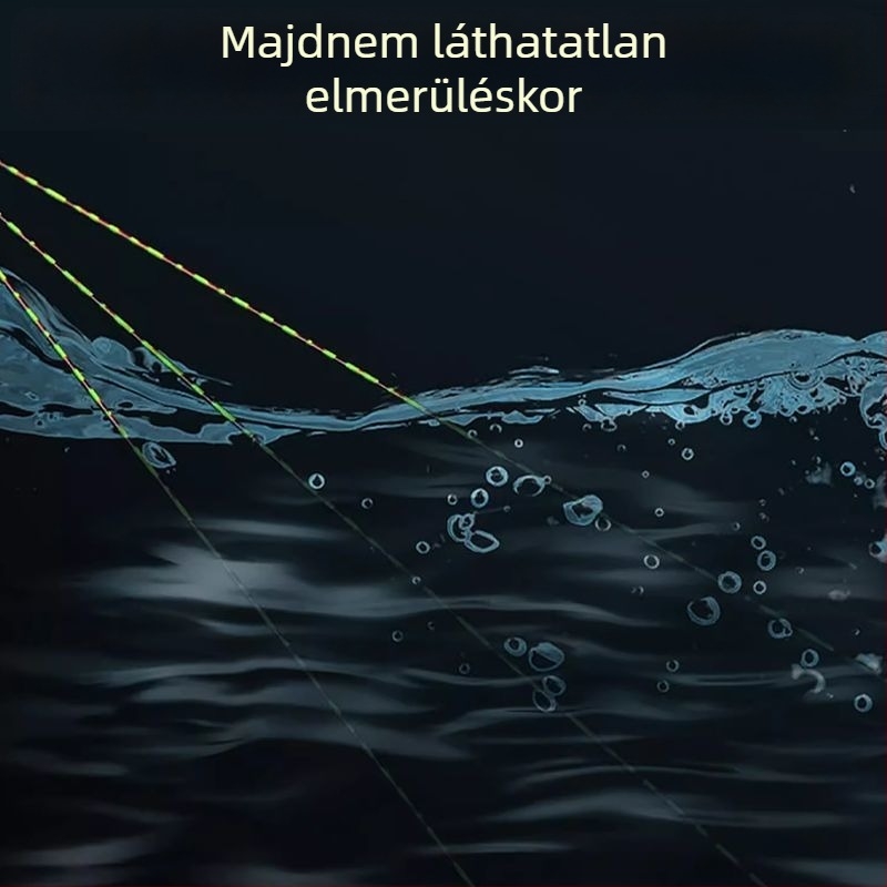 Fő horgász zsinór — nejlonból, pöttyös mintázat, puha tapintású, nagy vonóerő (Típus: fő zsinór; Anyag: nejlon; Mintázat: pöttyös; Tapintás: puha; Vonóerő: nagy)