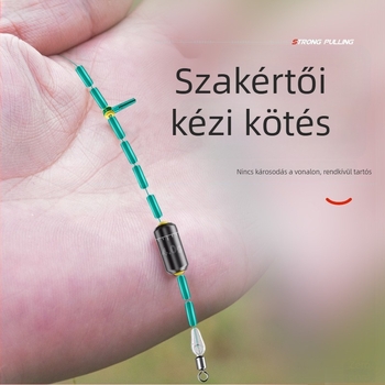 Kárász horgászat damil készlet — fő damil és al-damil, megerősített és kikötött, PE anyag, erős húzás, teljes kiegészítő készlet