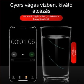 Kárász horgászat damil készlet — fő damil és al-damil, megerősített és kikötött, PE anyag, erős húzás, teljes kiegészítő készlet
