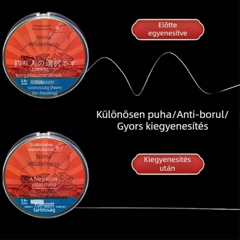 Ermao Wilderness fő damil, nylon, kiváló szilárdság, 20 darabos doboz
