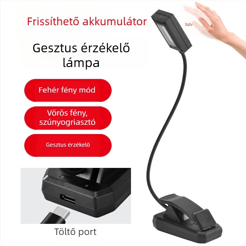 Éjszakai horgász LED lámpa csalira szenzoros szúnyog elleni, akkumulátoros működés, IPX3 vízállóság, műanyag ház