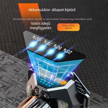 LED fejlámpa, újratölthető, ultra‑fényes, hosszú távú látótávolság, szenzor, 16 órás üzemidő
