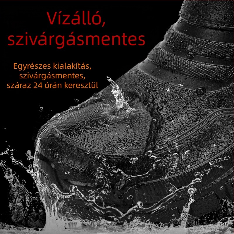 Rövid esőcsizma, uniszex, EVA felsőrész, EVA hab talp, csúszásgátló, vízálló, kopásálló