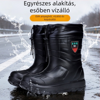 Esőcsizmák PVC felső rész és PVC talp, textil talpbetét, pamut bélés, alacsony szár (PVC felső rész; PVC talp; textil talpbetét; pamut bélés; alacsony szár)