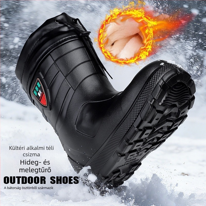 Esőcsizmák PVC felső rész és PVC talp, textil talpbetét, pamut bélés, alacsony szár (PVC felső rész; PVC talp; textil talpbetét; pamut bélés; alacsony szár)