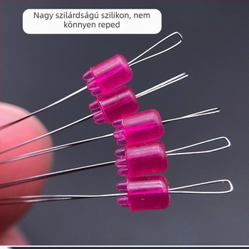 Silikon gyöngy horgászathoz – felső gyöngy, záró gyöngy, térgyöngy, négyszögletes pozicionálás, készlet fő vonal PE csomóval