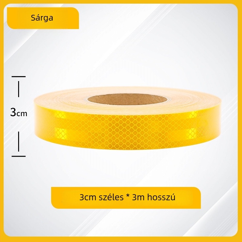 Yin zhen teljes autó matrica — ragasztóval, visszaverő, éjszakai figyelmeztetés, testreszabható modell a képen látható szerint