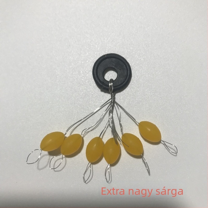 Space Bean világító gyöngyök horgászathoz, olívzöld színű, Oxford kör alakú, nagy méret, flip board