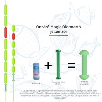 Mágikus szilikon Space Bean önzáró súly folyóvízi horgászathoz, puha maggal, versenyszerű horgászfelszerelés és kis kiegészítők