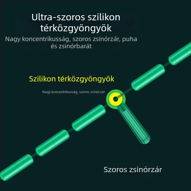 Kézzel kötött kész damil halászati damil szett, kopásálló eredeti selyemszálakkal, dupla maggal, úszó szerelék