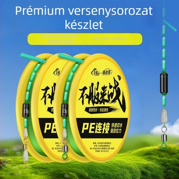 PE fő damil készlet, kiváló minőségű versenyrögzítéshez – összekötött fő damil