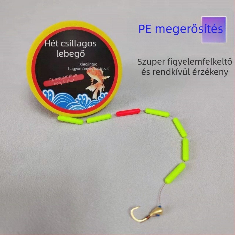 Kárász horgász zsinórkészlet, nylon, hossz 2,7–5,4 m, tóhoz vagy patakhoz