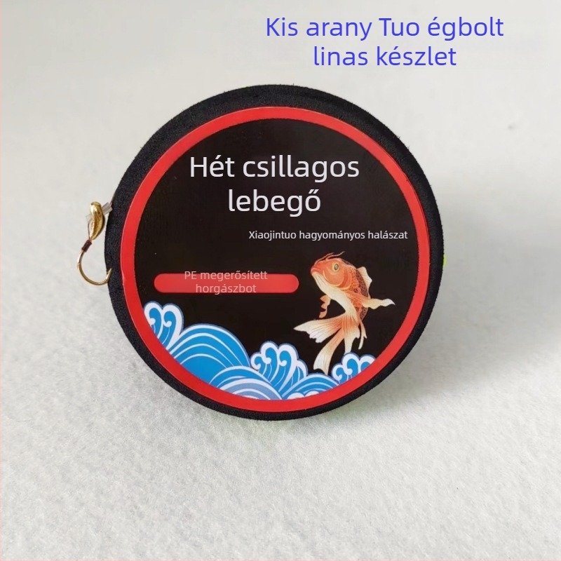 Kárász horgász zsinórkészlet, nylon, hossz 2,7–5,4 m, tóhoz vagy patakhoz