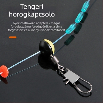 Nylon horgász zsinór készlet, 100 m, készre kötve hosszú dobásokhoz, raft és szikla horgászathoz, versenyminőség nagyhalakhoz
