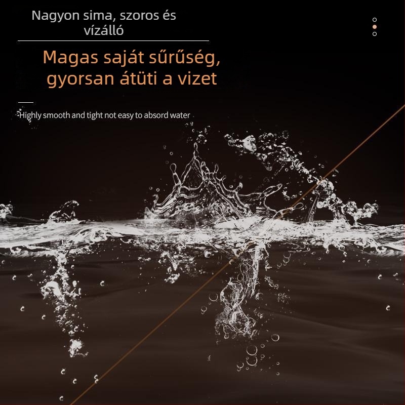 Fő horgász-zsinór, PE anyag, erős szakítószilárdság, 100 darabos doboz
