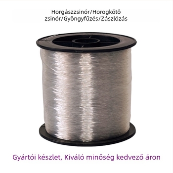 300 m átlátszó nylon horgász zsinór, kopásálló, magas szakítószilárdsággal: fő zsinór és vezető zsinór