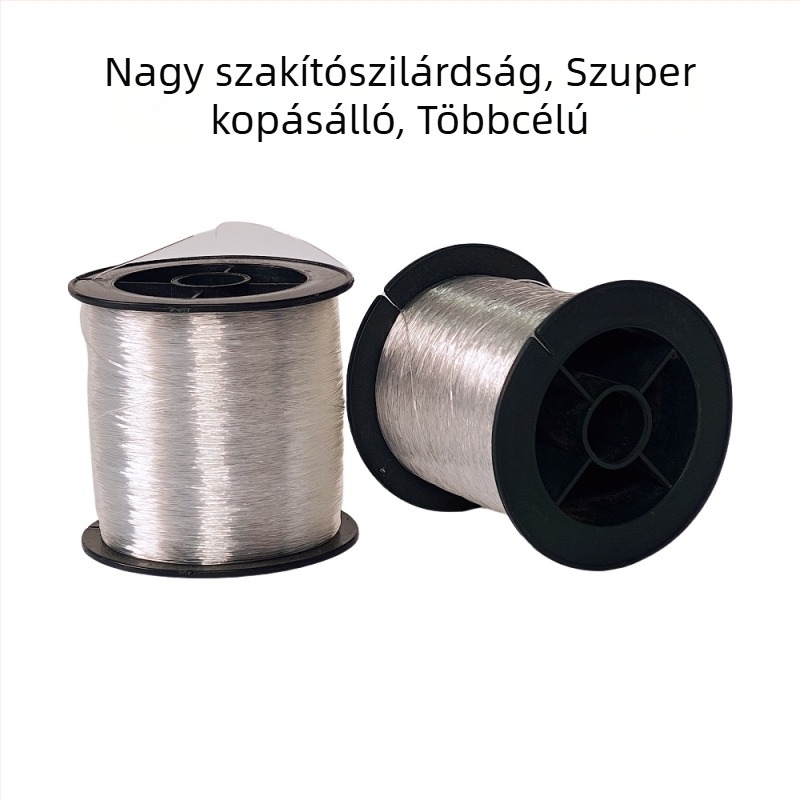 300 m átlátszó nylon horgász zsinór, kopásálló, magas szakítószilárdsággal: fő zsinór és vezető zsinór