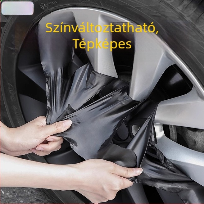 Kerékagy festő fólia felújításhoz – folyékony alapú bevonat, magas viszkozitás, erős ragasztó rendszer, kompatibilis a kerék felszerelésével, testreszabott feldolgozás