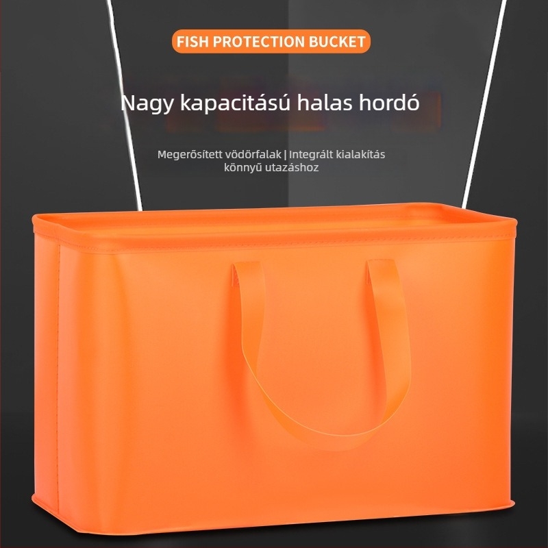 Élő halak védő tasak, vízálló EVA anyag, nagy kapacitású, súly 0,7 kg