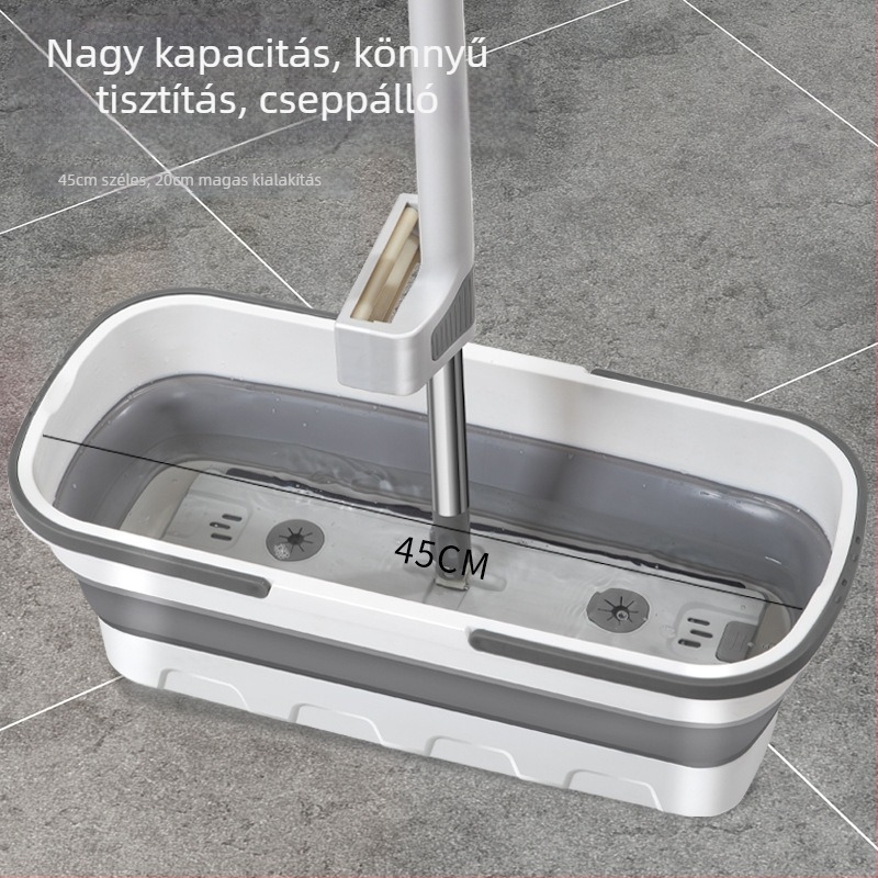 Műanyag összecsukható négyzet alakú vödör autómosáshoz és horgászathoz