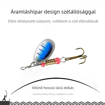 Forgó flitteres csali, fémes flitterekkel, összetett flitterkészlet, 3,5 g, Jiacheng Fishing Gear