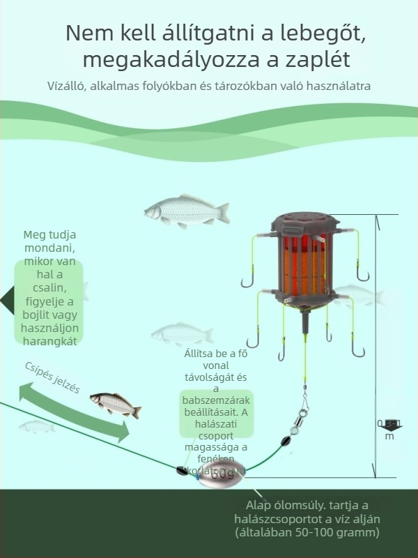 Robbanóhorog folyami horgászat – Iseni horog, 8–16 darab, Yizhi Valley