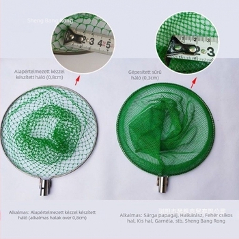 Üvegszálas teleszkópos horgászkészlet hálóval