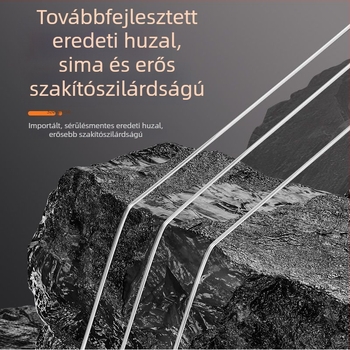 Hemei Wolf Fang kettős horoggal — eredeti horogkészlet, kézzel kötött, csomózás elleni