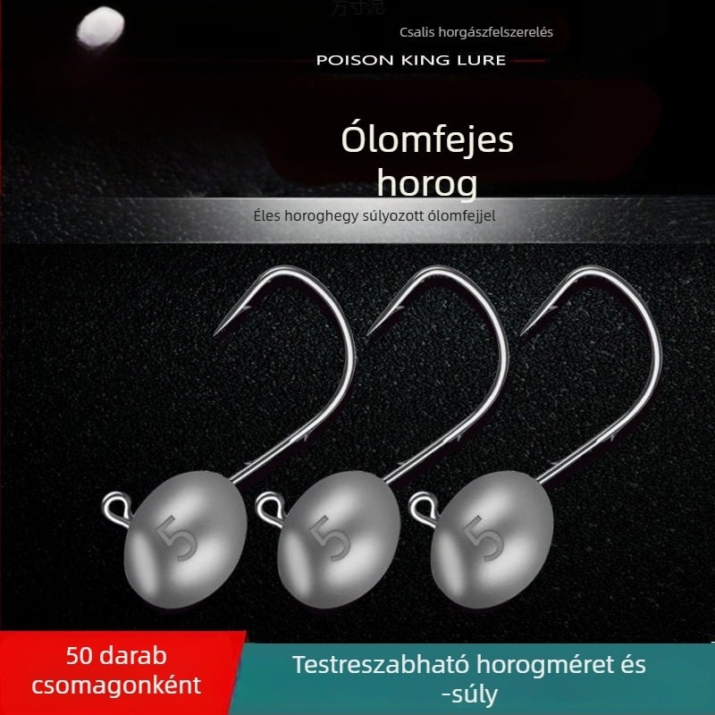 Fejlett ólomfejes horogkészlet mikrocsalikkal és akadások elleni védelemmel