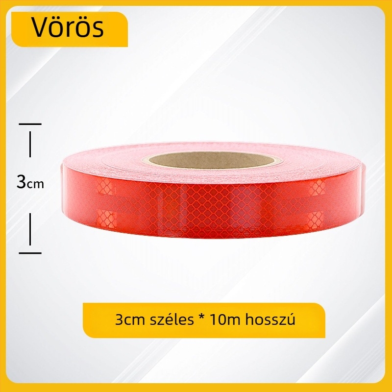 Yin zhen autóreflektív matrica, ragasztó anyag, minta: a képen látható, felhelyezés: ragasztó típusú, feldolgozás és testreszabás: Igen