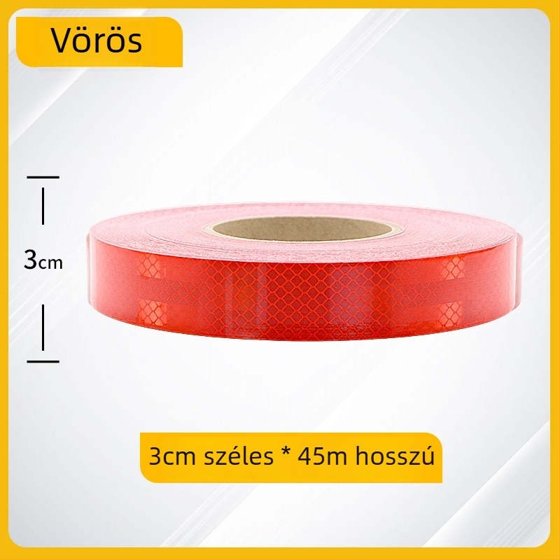 Yin zhen autóreflektív matrica, ragasztó anyag, minta: a képen látható, felhelyezés: ragasztó típusú, feldolgozás és testreszabás: Igen