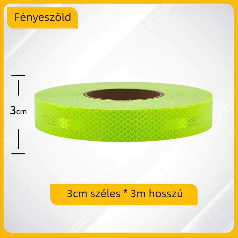 Yin zhen autóreflektív matrica, ragasztó anyag, minta: a képen látható, felhelyezés: ragasztó típusú, feldolgozás és testreszabás: Igen