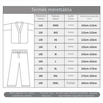ITF Taekwondo egyenruha, 100% pamut, gyerekek és felnőttek számára, pamut bélés, minta: csíkos vagy egyszínű