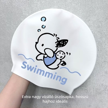 Felnőtt szilikon úszósapka rajzfilm mintával – Raktáron