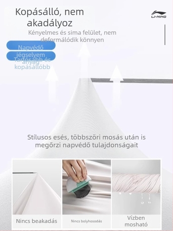 Li Ning Tai Chi edzőruha UV védelemmel, uniszex harcművészet ruházat, nyolcrészes Tai Chi ruha