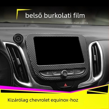 Szénszálas belső dekoráció Chevrolet Equinoxhoz – karcolás minta, mágneses rögzítés, oldalsó részek, testreszabás elérhető