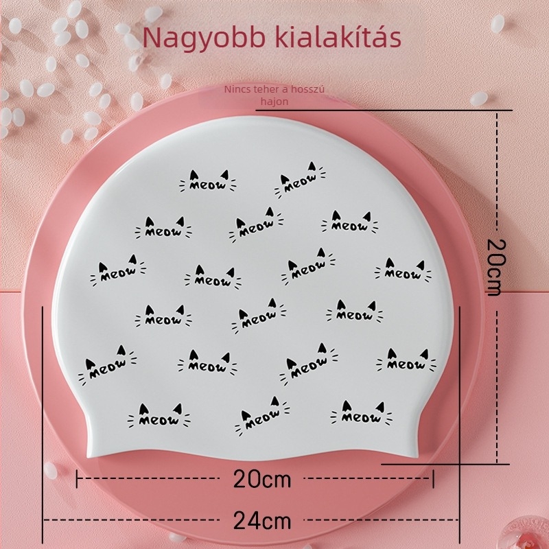 RESHEIR szilikon úszó sapka felnőtteknek, nyomtatott mintával – (Márka RESHEIR; Anyag: Szilikon; Minta: Nyomtatás; Célközönség: Felnőttek; Alkalmazás: Úszás és vízben járás)