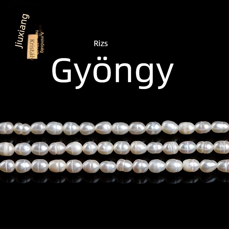 Szabad gyöngyök – Gyöngy, Feldolgozási technika: vágás, őrlés, polírozás, Eredet: Lianyungang, Tavasz 2025