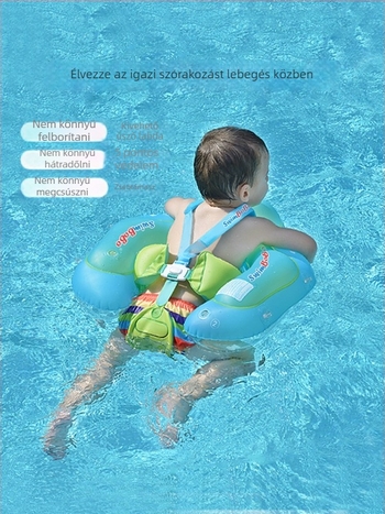 Swimbobo Gyermekeknek úszógumi napellenzővel – kültéri medence úszógyűrű