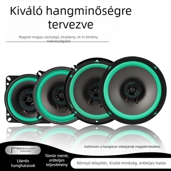 Koaxiális autóhangszóró – teljes tartomány, középbasszus és magas hang