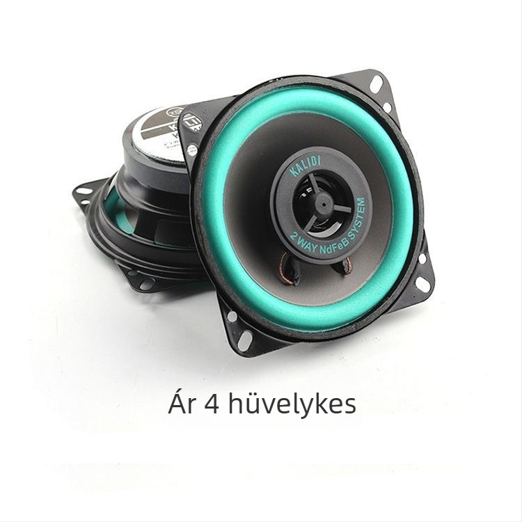 Koaxiális autóhangszóró – teljes tartomány, középbasszus és magas hang