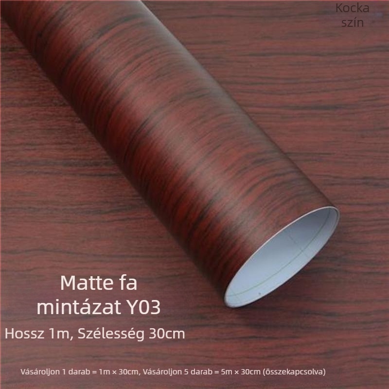 Autó belső térhez való film – Sandalwood Peach Wood, fényes/mat felület, Márka Shiao, PVC