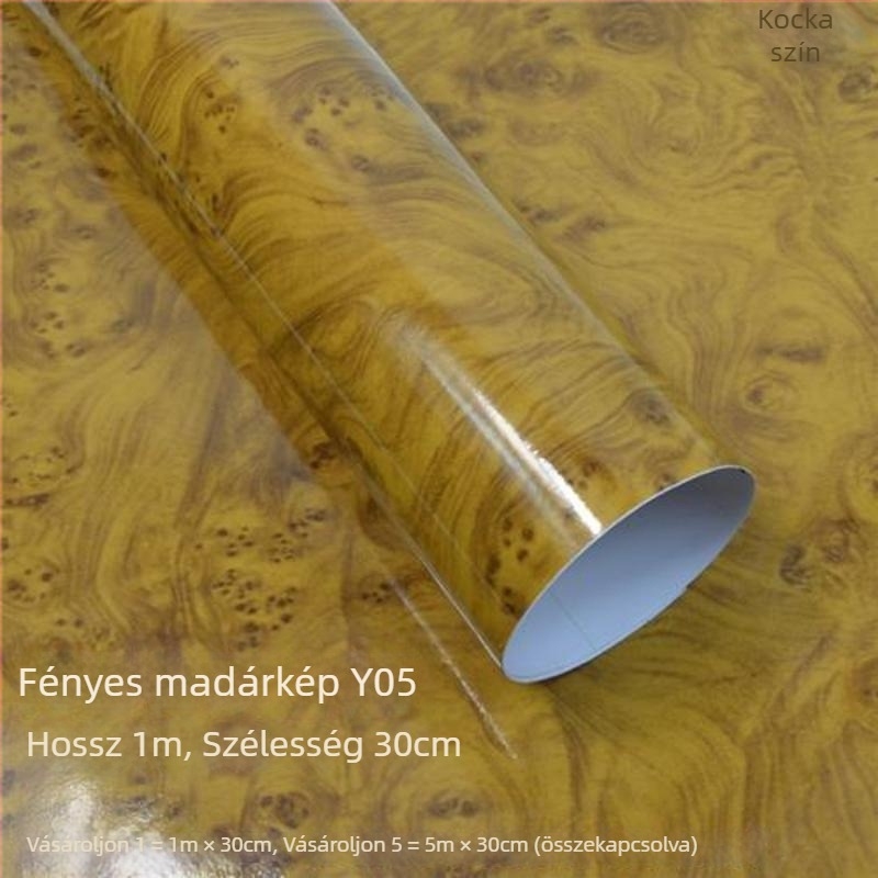 Autó belső térhez való film – Sandalwood Peach Wood, fényes/mat felület, Márka Shiao, PVC