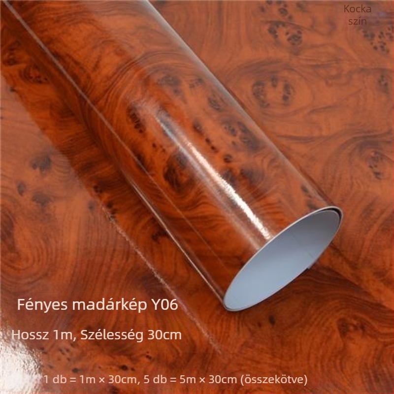 Autó belső térhez való film – Sandalwood Peach Wood, fényes/mat felület, Márka Shiao, PVC