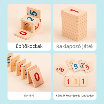 Gyerekek Lamin digitális asztali játék, fa, SSG márka, társasjáték-kártyák, szülő-gyerek interakció, korosztály 4-6, 7-14, 15-35
